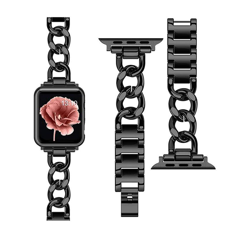 Watch Band, 1 Count Adjustable Length Replacement Straps with Anti-Dropping Damping Strip, Smart Watch Bands Compatible with Ultra SE 8 7 6 5 4 3 2 1 Series