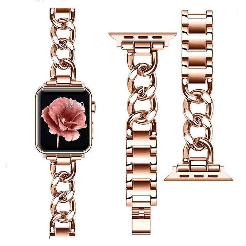 Watch Band, 1 Count Adjustable Length Replacement Straps with Anti-Dropping Damping Strip, Smart Watch Bands Compatible with Ultra SE 8 7 6 5 4 3 2 1 Series