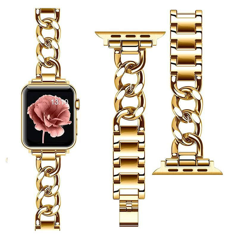 Watch Band, 1 Count Adjustable Length Replacement Straps with Anti-Dropping Damping Strip, Smart Watch Bands Compatible with Ultra SE 8 7 6 5 4 3 2 1 Series