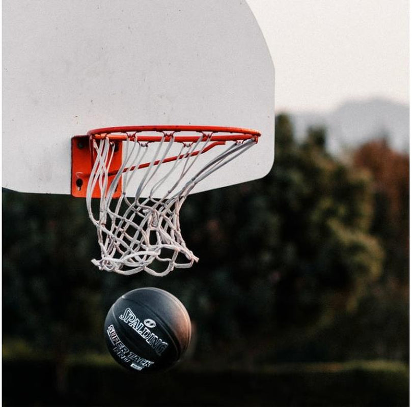 Spalding Super Tack Pro Indoor and Outdoor Basketball Blackout Edition - Size 7, 29.5"