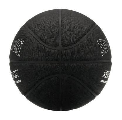 Spalding Super Tack Pro Indoor and Outdoor Basketball Blackout Edition - Size 7, 29.5"